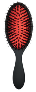 Flat Handle Oval Brush Boar/Nylon