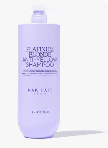 Nak Signature Platinum Blonde Shampoo 1L